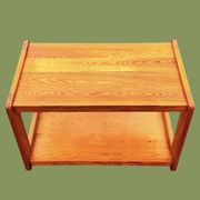 Vintage double top coffee table, circa 1970
