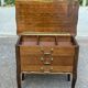 Nightstand - work table - wooden sewing box in Louis XV style 197