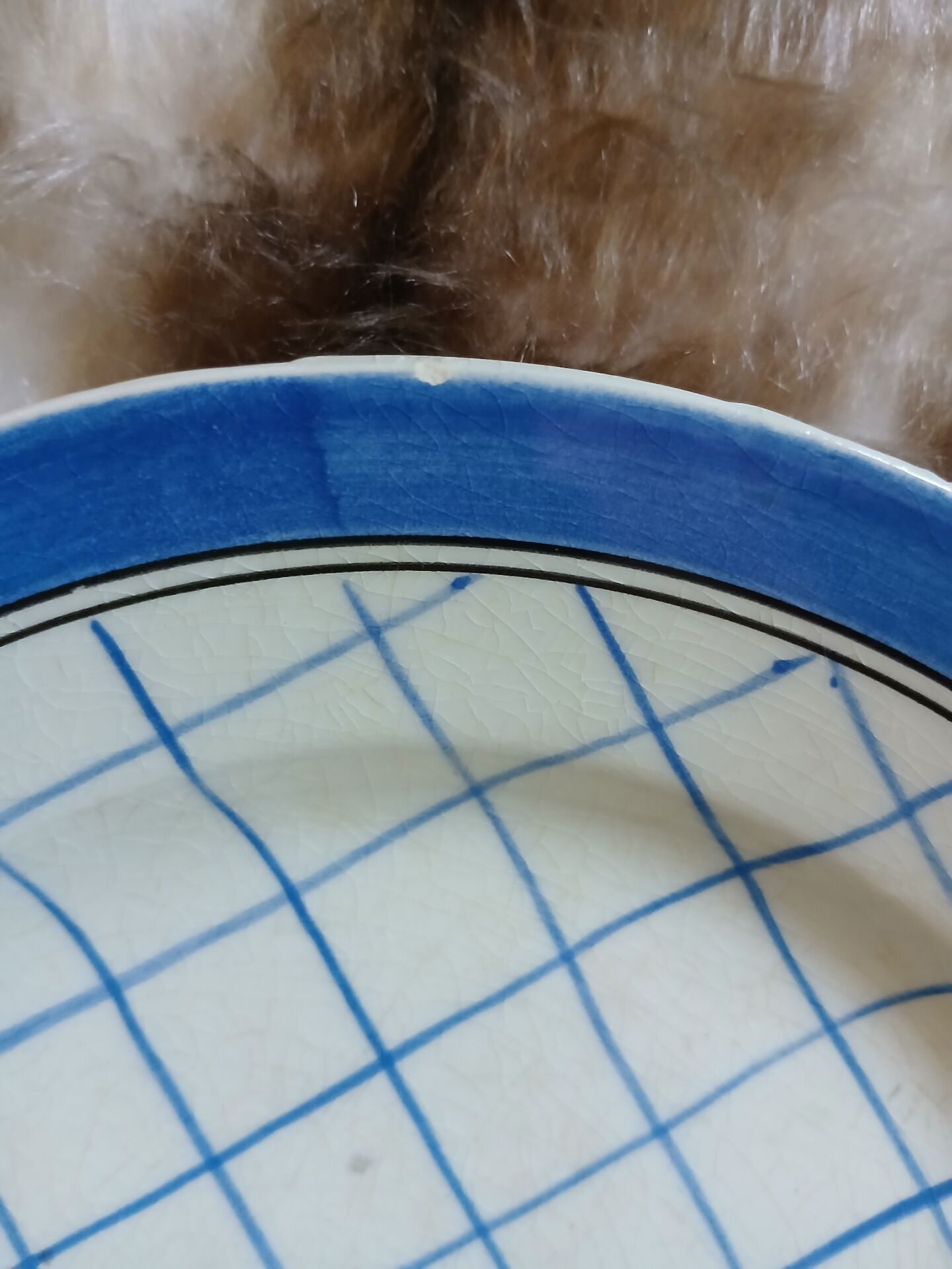 6 assiettes plates anciennes "Michel " de Gien