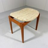 Modèle de tabouret en teck vintage 49 par Erik Buch pour O.D.Mobler A-S, Danemark