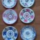 6 dessert plates English porcelain