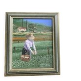 Tableau the jasmine harvest signed Didier Joculano 1993