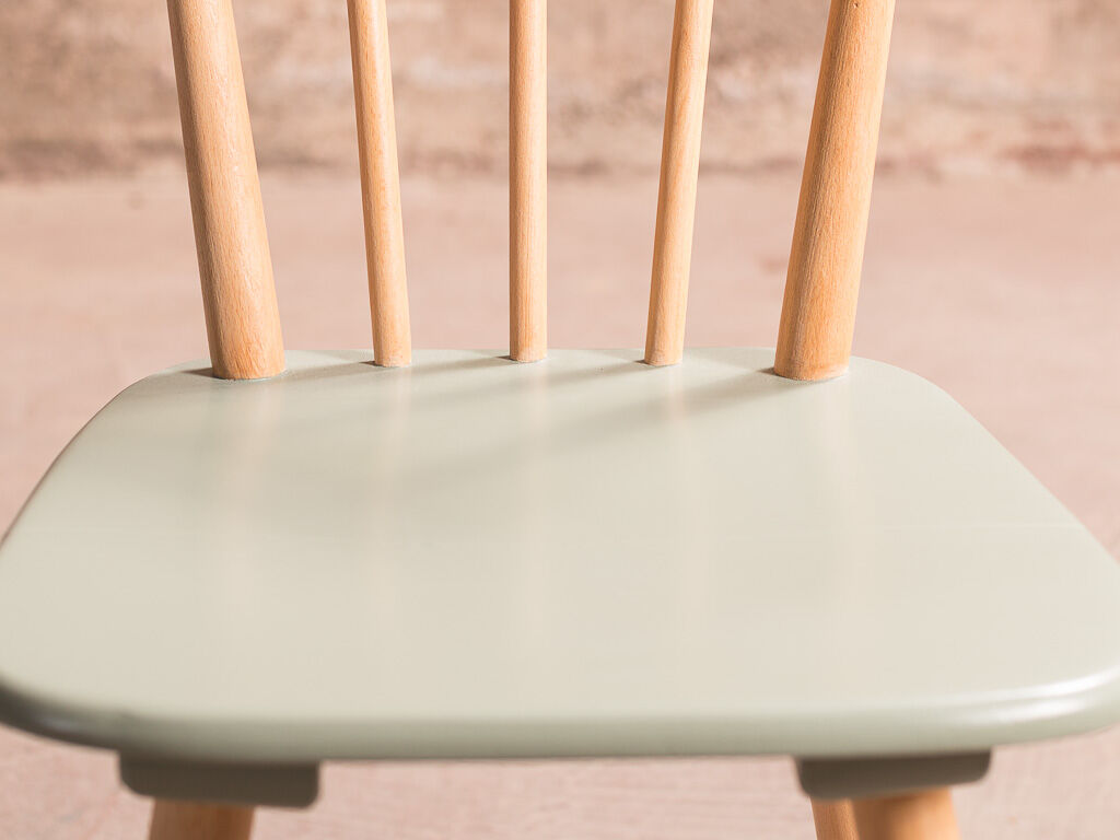 Fully restored and revamped barred chair