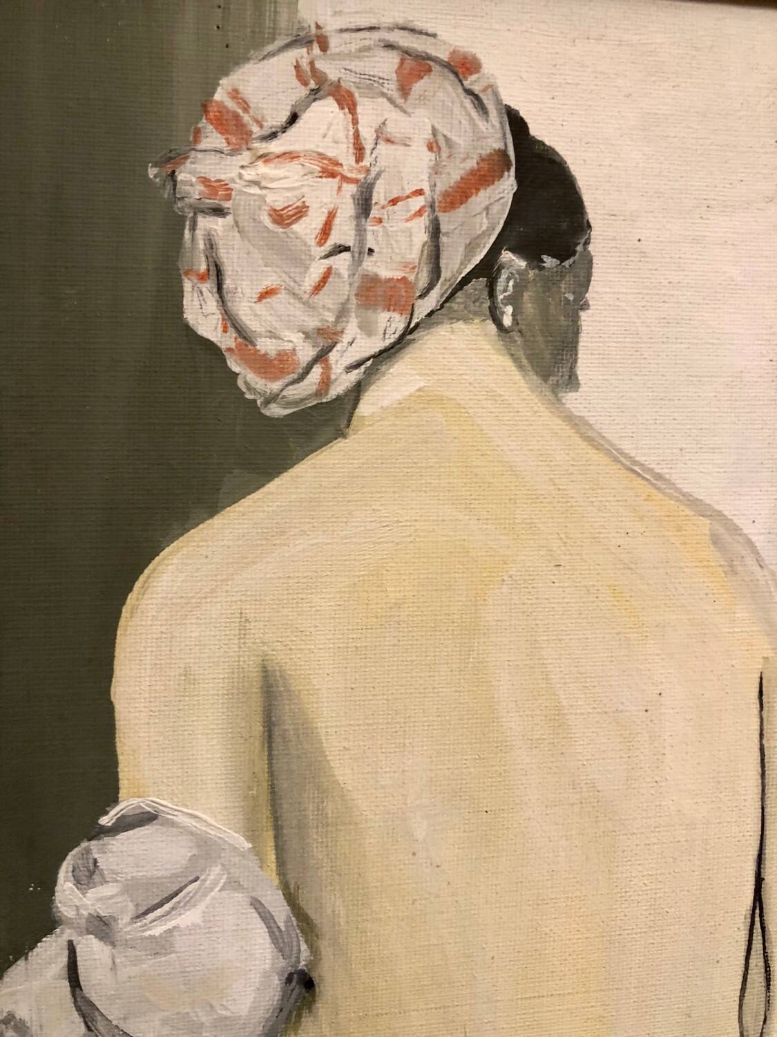 Painting reproduction of the bather by Jean Auguste Dominique Ingres