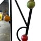 Vintage 'atomic' wall coat rack Roger Féraud