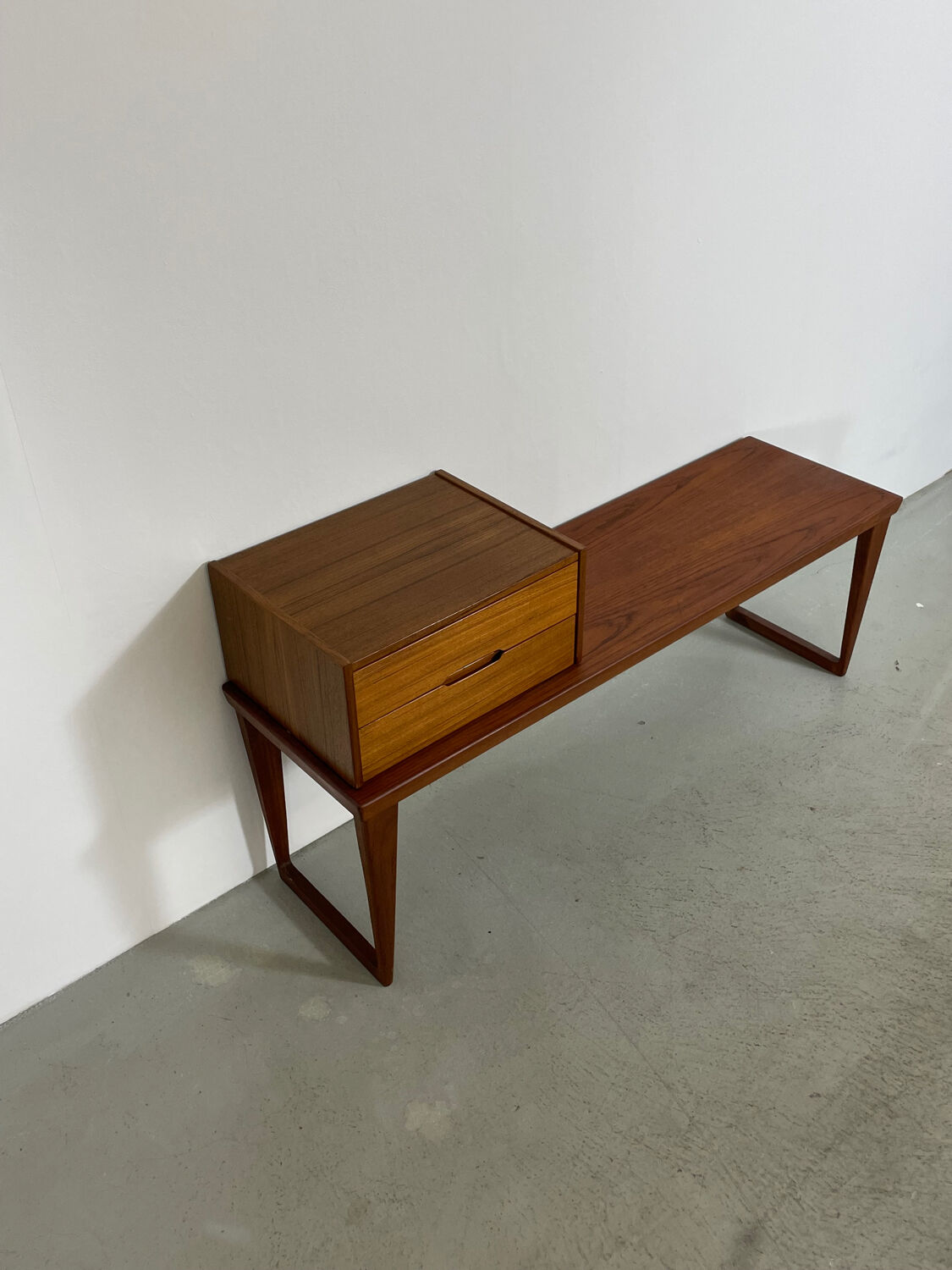 Danish teak hallway set by Kai Kristiansen 1960s