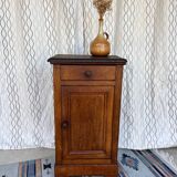 Vintage solid wood bedside table