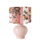 Vintage table lamp in powder pink ceramic – Unique edition