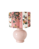 Vintage table lamp in powder pink ceramic – Unique edition