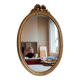Miroir ruban doré 64 x 42 cm