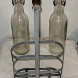 Bottle holder with 2 bottles - old