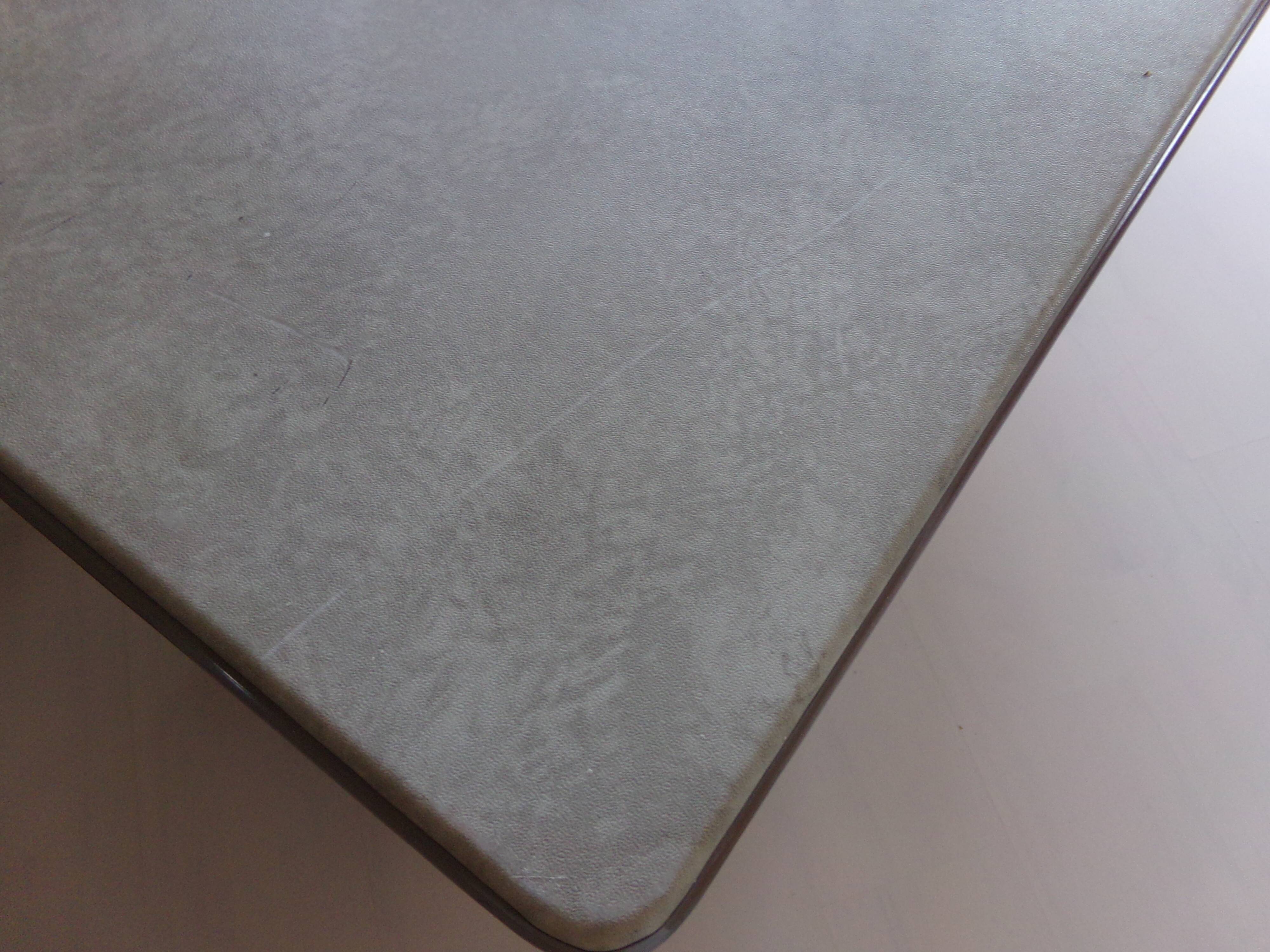 Steel industrial desk