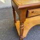 Vintage Console Desk in Solid Pine with Removable Upper Unit 1980