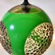 Suspension Space Age verte "Bug eye" par Massive, Belgique vers 1970