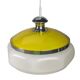 Suspension Space Age Blanche et Jaune