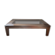 Table basse Italy en bois et verre