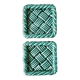 2 slip coasters, 1960s