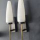 Pair of Lunel wall sconces from the 1950s.