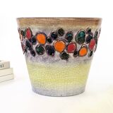 Ceramic flowerpot from the 60s | Alvino Bagni | Italy