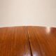 Large extendable French dining table in teak – 1960s