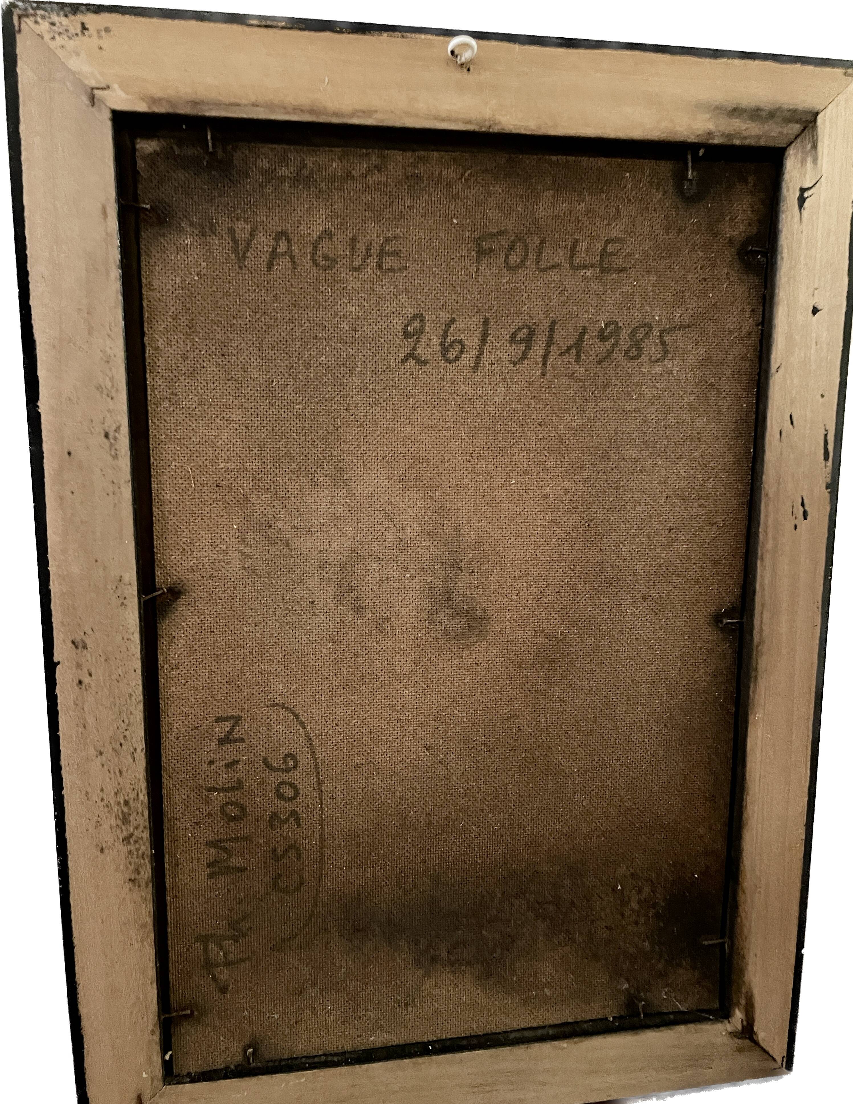 Painting "The Crazy Wave" by Philippe Molin