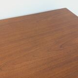 Vintage rectangular Scandinavian dining table by Ejvind A. Johansson teak