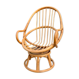 Rattan swivel chair