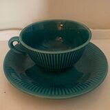 Large Gien cup and saucer