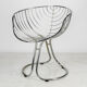 Chaise pan am chromée par Gastone Rinaldi pour rima