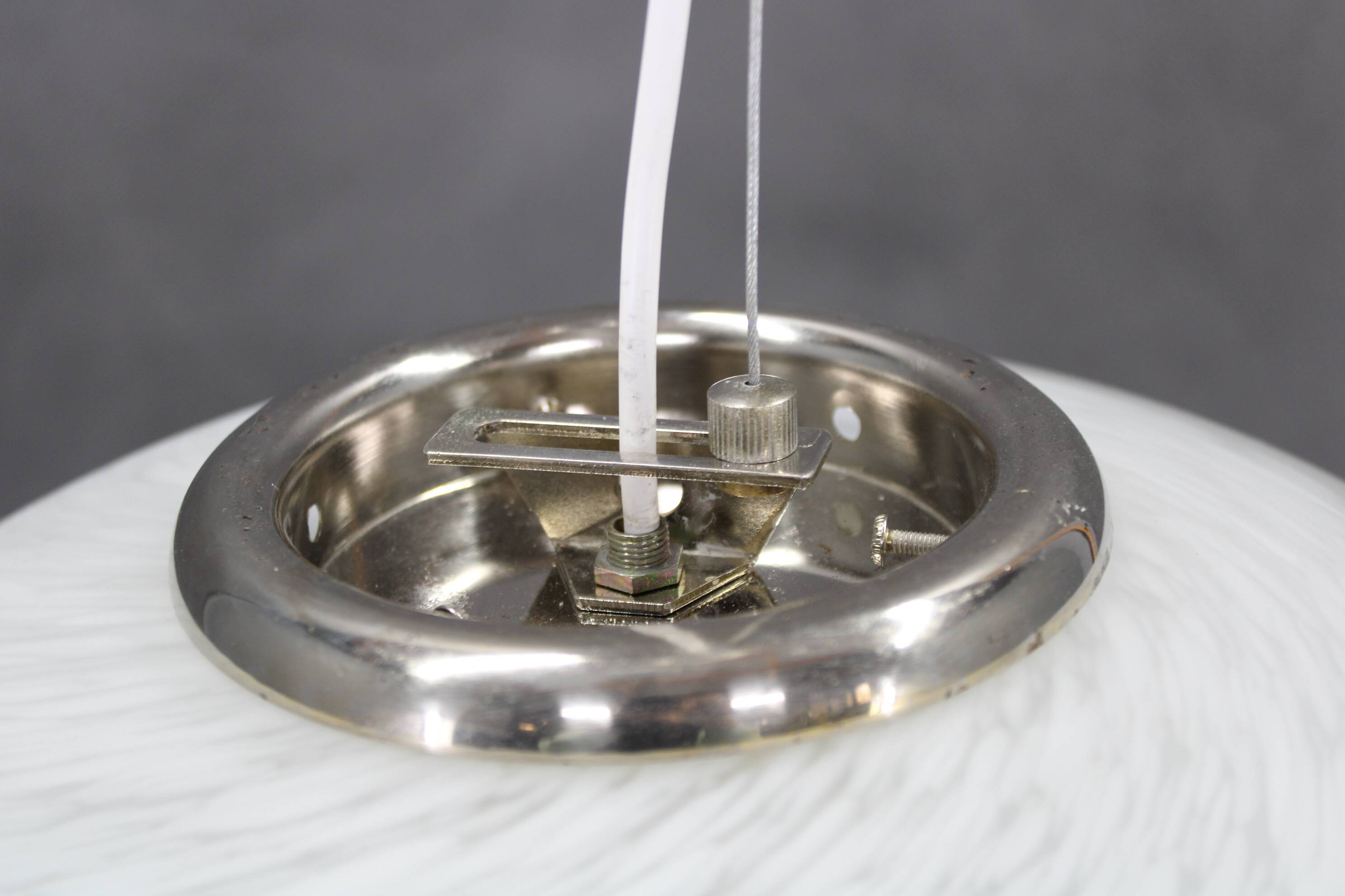 1980s Venice Hand Made Glass Pendant Light,  Italy