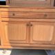 Raw wood gun cabinet