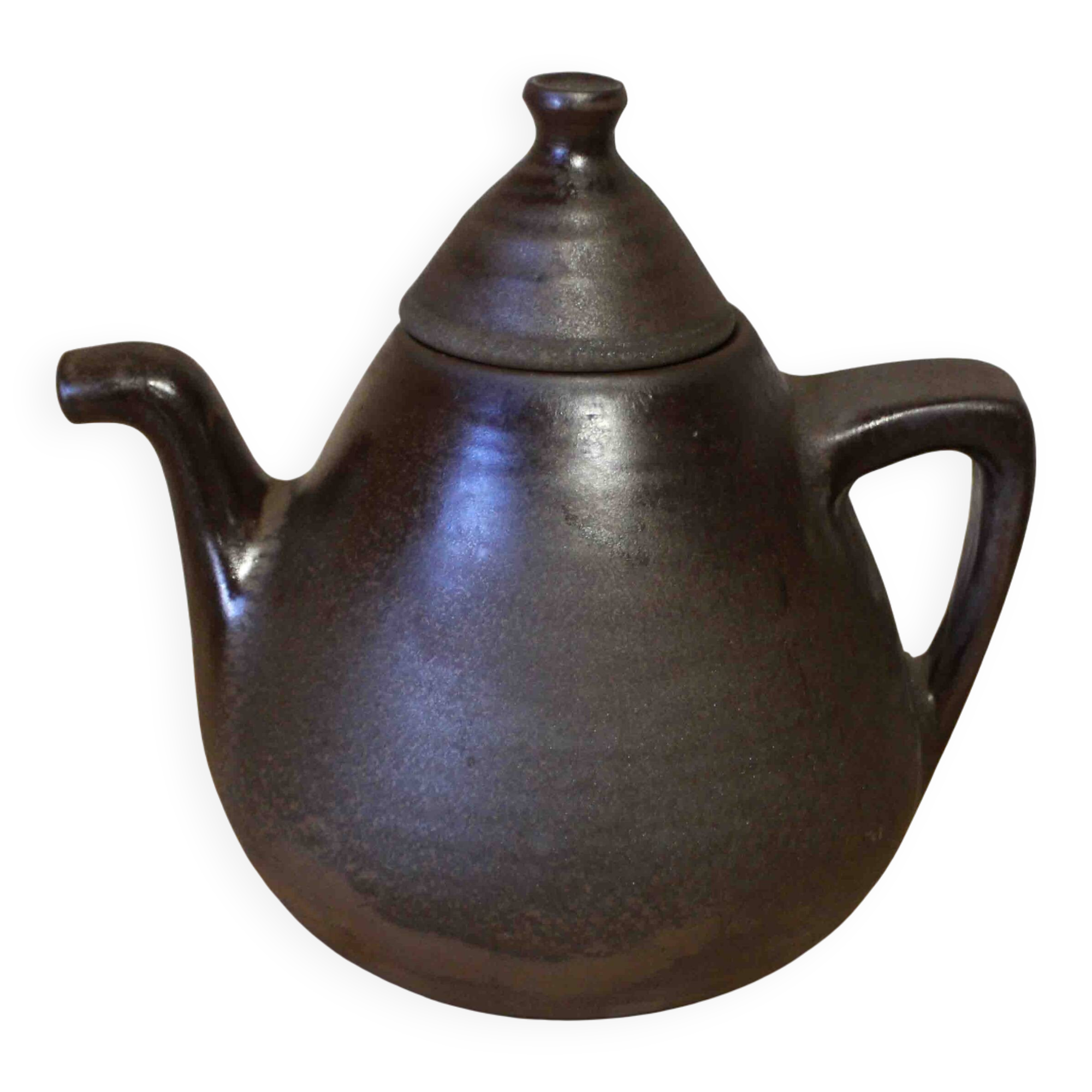 Ceramic teapot by Marc and Nicole Drillon Puisaye
