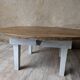 Round farmhouse coffee table