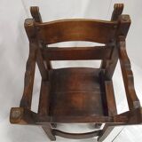 Set of 4 vintage brutalist chairs 1970