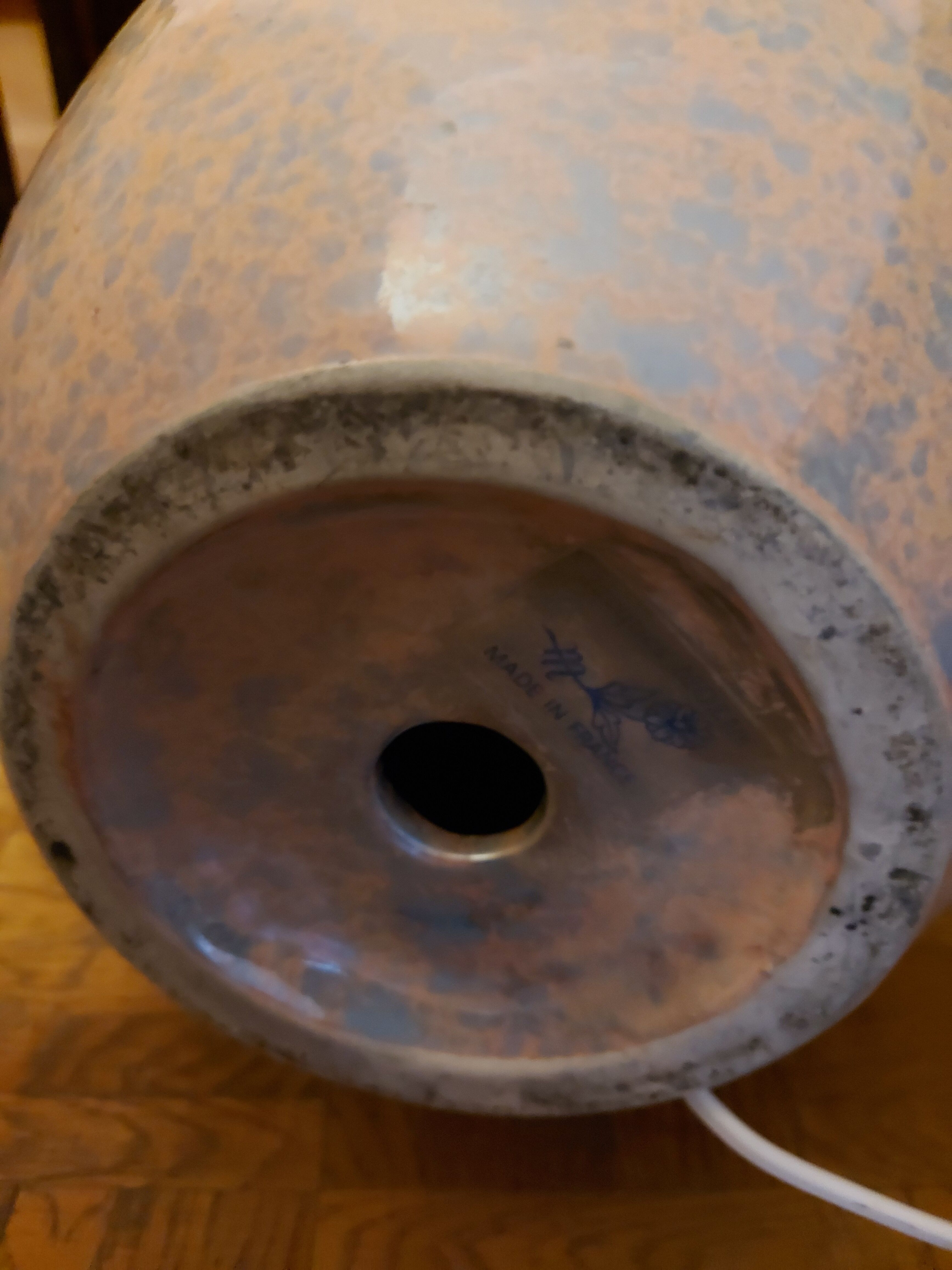Large ceramic lamp Jacques Molin