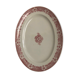 Oval flat - Creil and Montereau - Iron Land - Lily