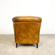 Sheep leather tub club chair