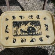 Tray in fiberglass old carriage 60X40