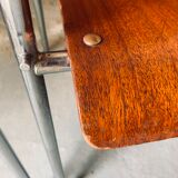 Ensemble de 6 fauteuils - Bois & métal -