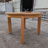 Dining table in elm from 1980