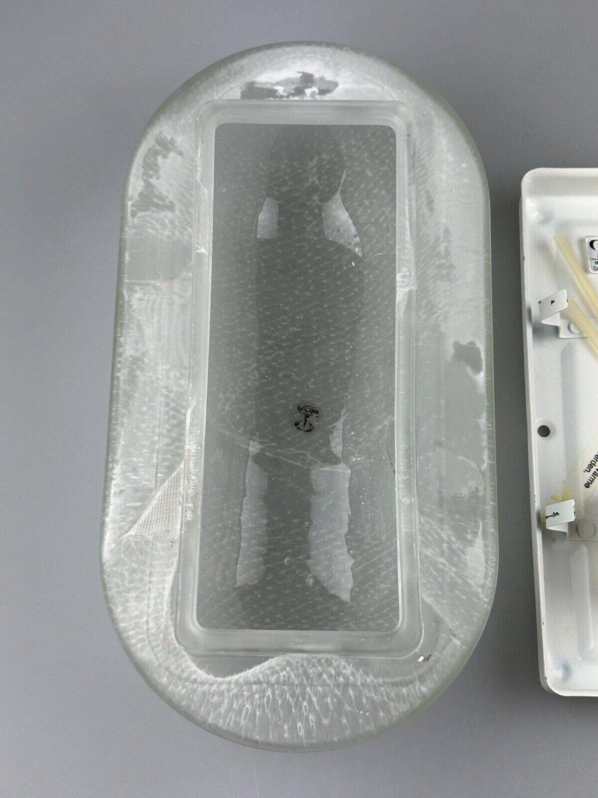 60s 70s wall lamp Peill & Putzler Germany glass & metal space age design