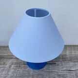 Lampe en verre bleu 1990