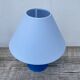 Lampe en verre bleu 1990