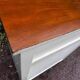 Vintage white sideboard with 2 doors and 2 drawers