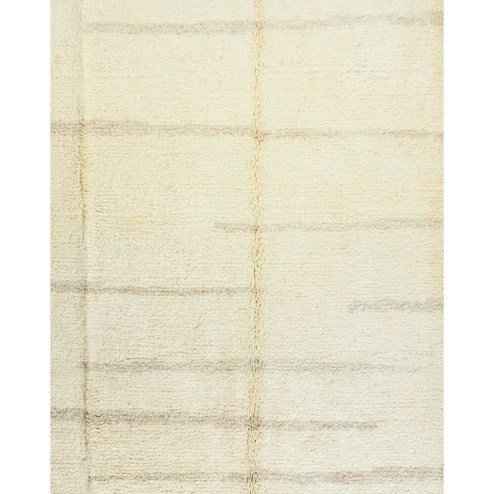 Modern Turkish Tulu Rug with Colorful Border. 100% Wool Custom Options Available