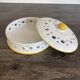 Vintage perforated ceramic box Arlux Belgium – 1960s/70s