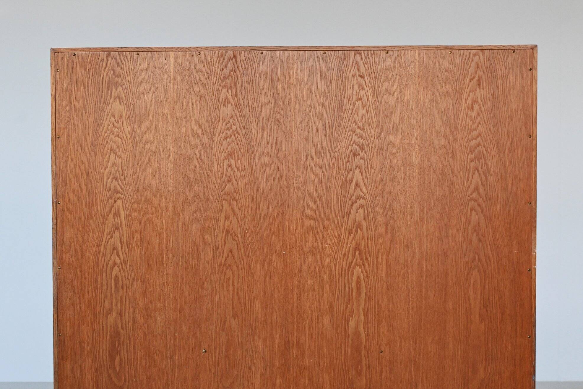 Large Brutalist highboard in oak Mid-Century Gemany 1970