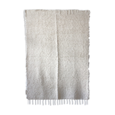 Ecru handmade carpet - thick - 170 x 240 cm