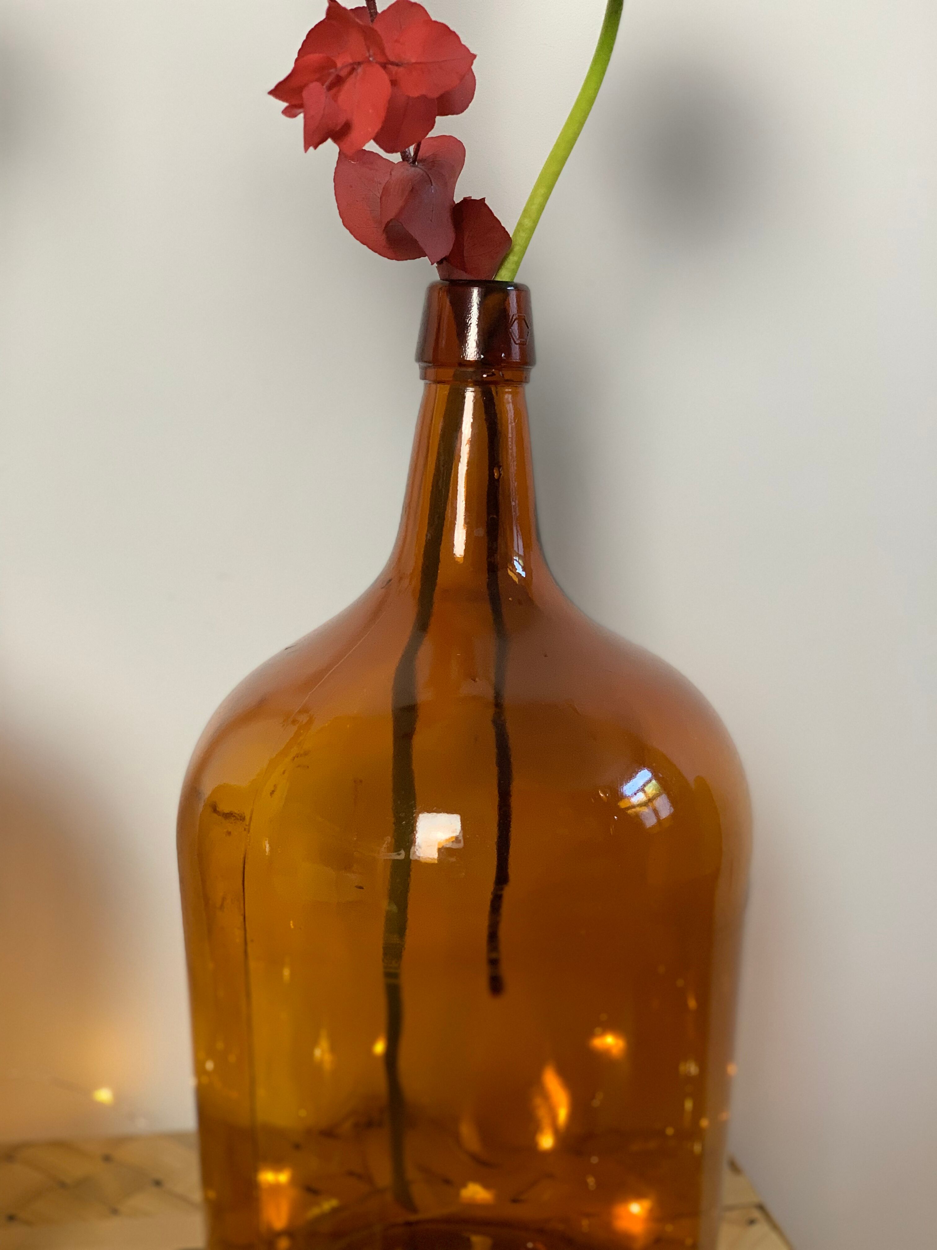 Amber demijohn