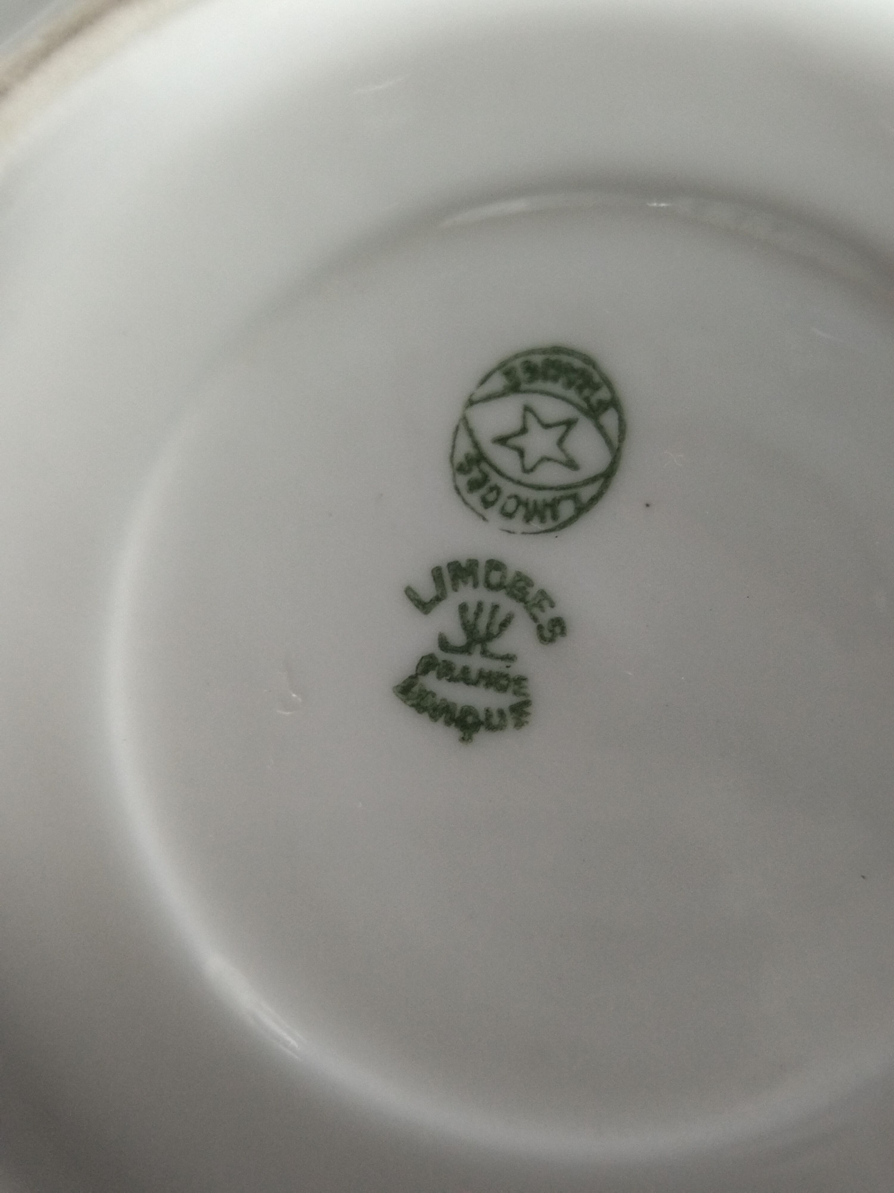 Service à thé en Porcelaine de Limoges F. Legrand and Cie art déco